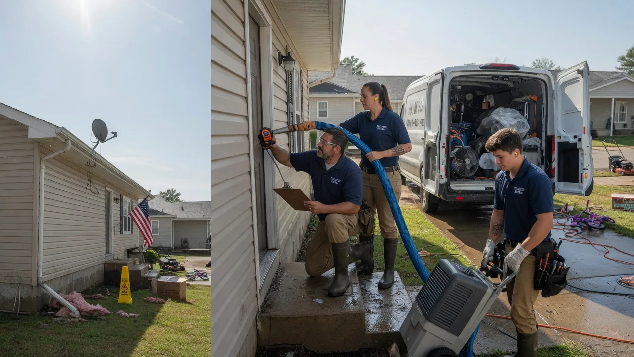 Ceiling Water Damage Restoration in Hudson, SD near me